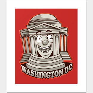 Washingto DC City Badge Posters and Art